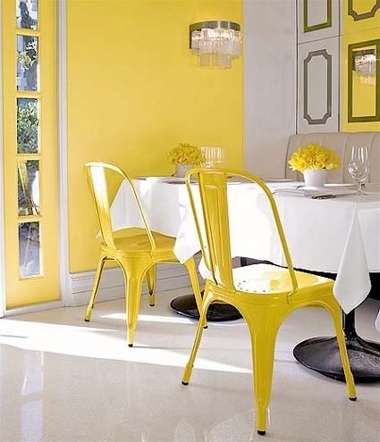 Atrae las miradas decorando con amarillo - Decoración de Interiores y