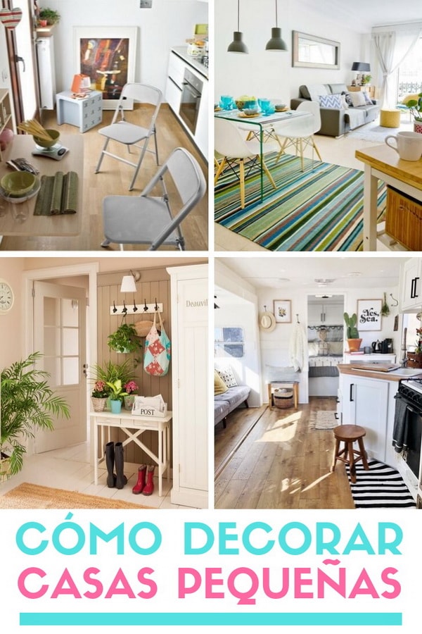 ▷ Cómo decorar casas pequeñas. Ideas para decorar pisos pequeños.