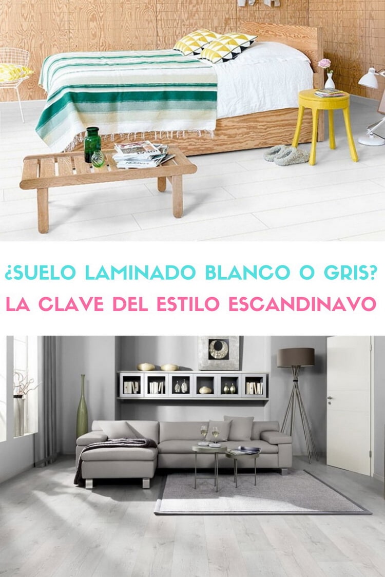 Suelos laminados blancos: 4 ideas para un suelo de estilo escandinavo -  Emedec